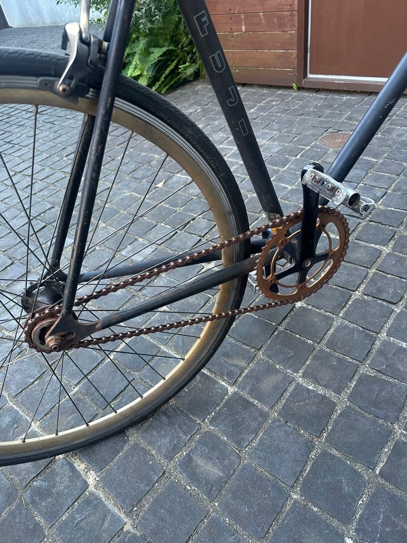 FUJI FEATHERピストバイク ブラック 700C