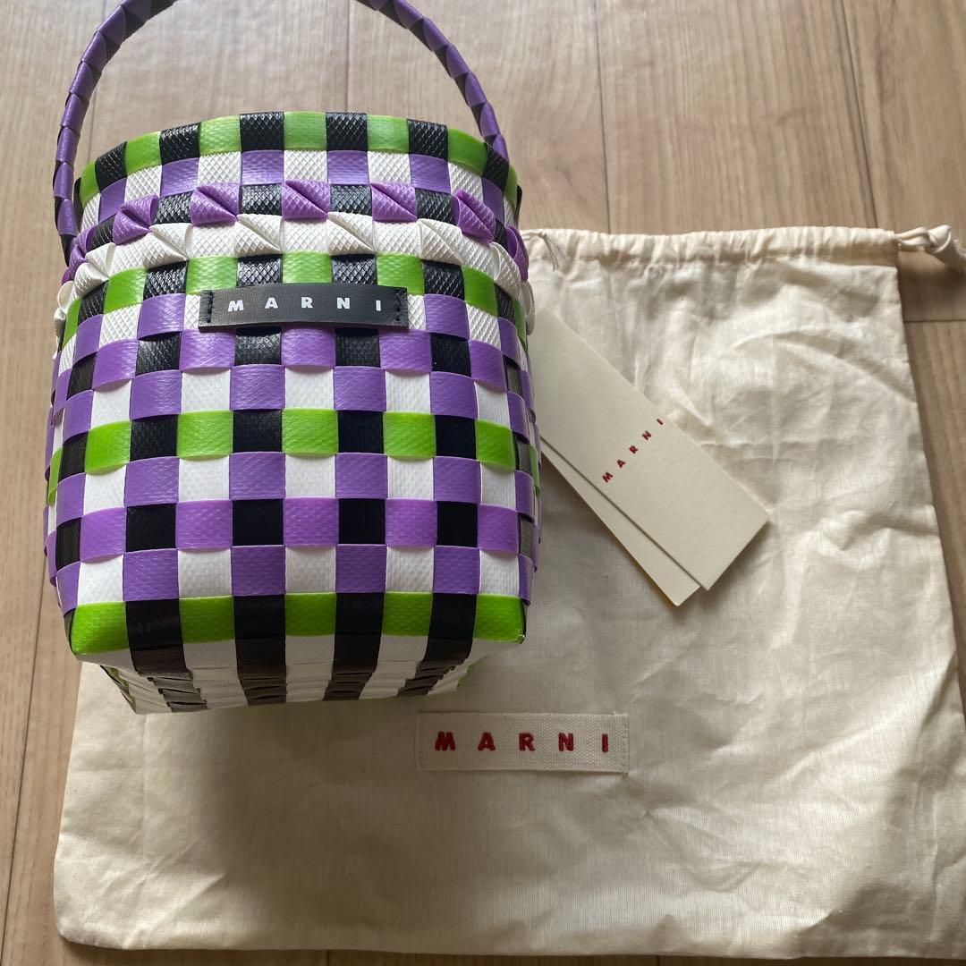 MARNI MARKET ワンハンドル バスケット