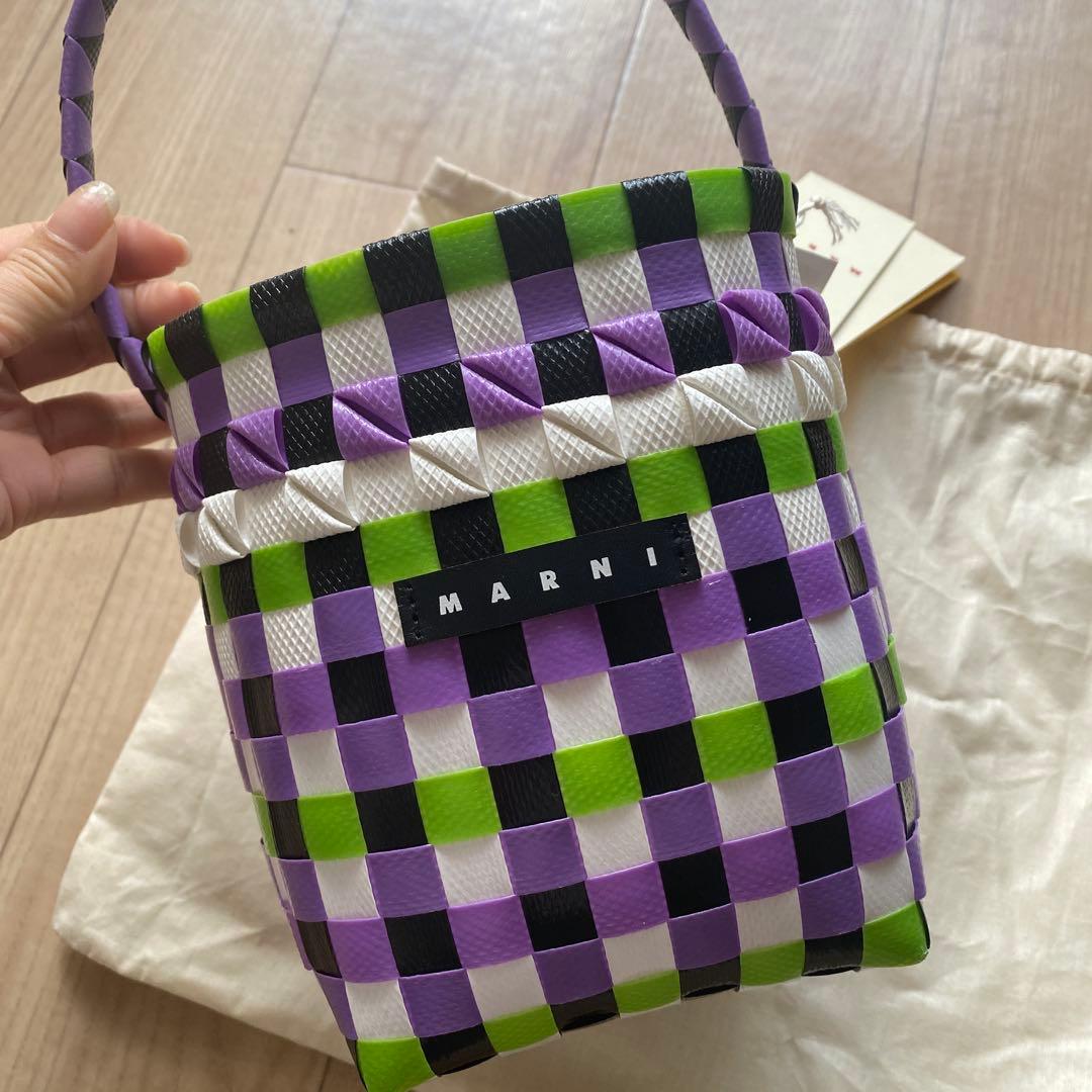 MARNI MARKET ワンハンドル バスケット