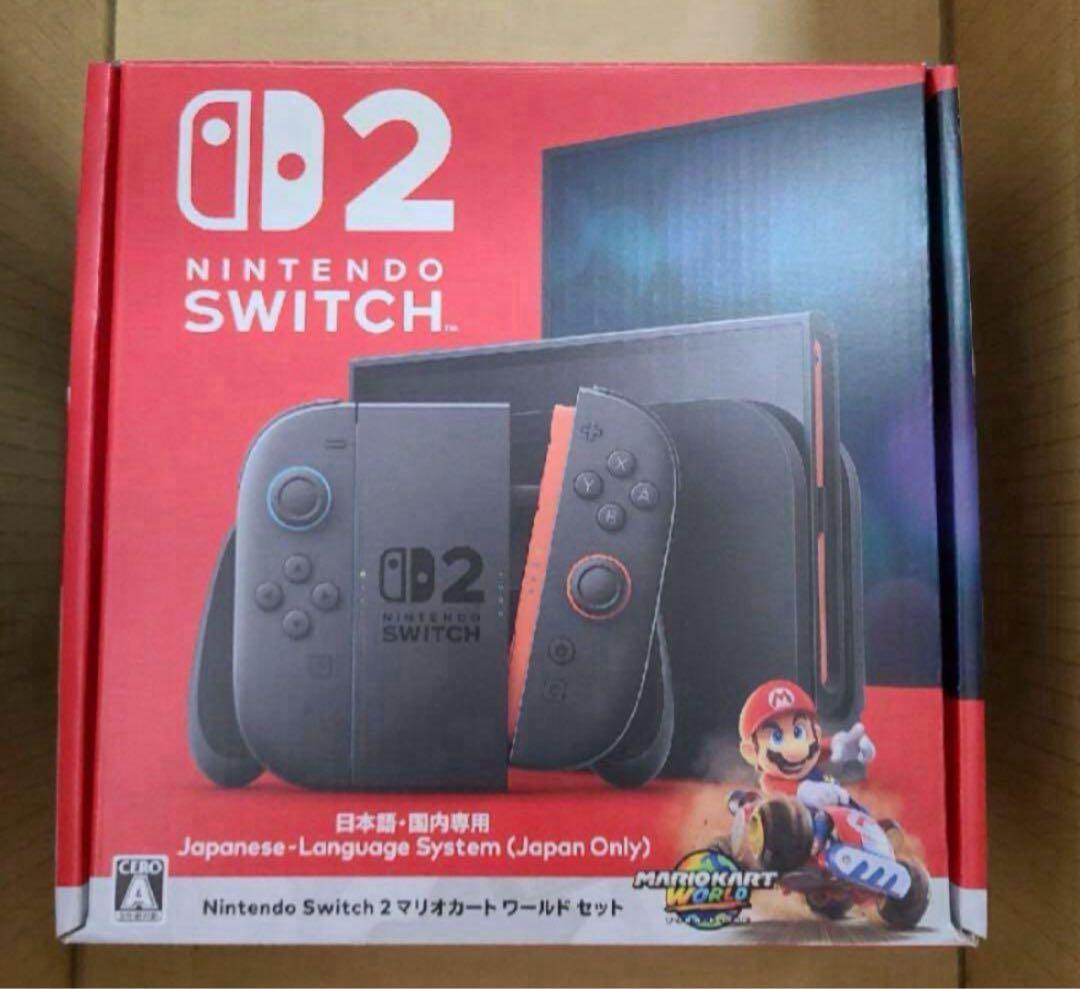 【新品未開封】Nintendo Switch2(日本語・国内専用)マリオセット