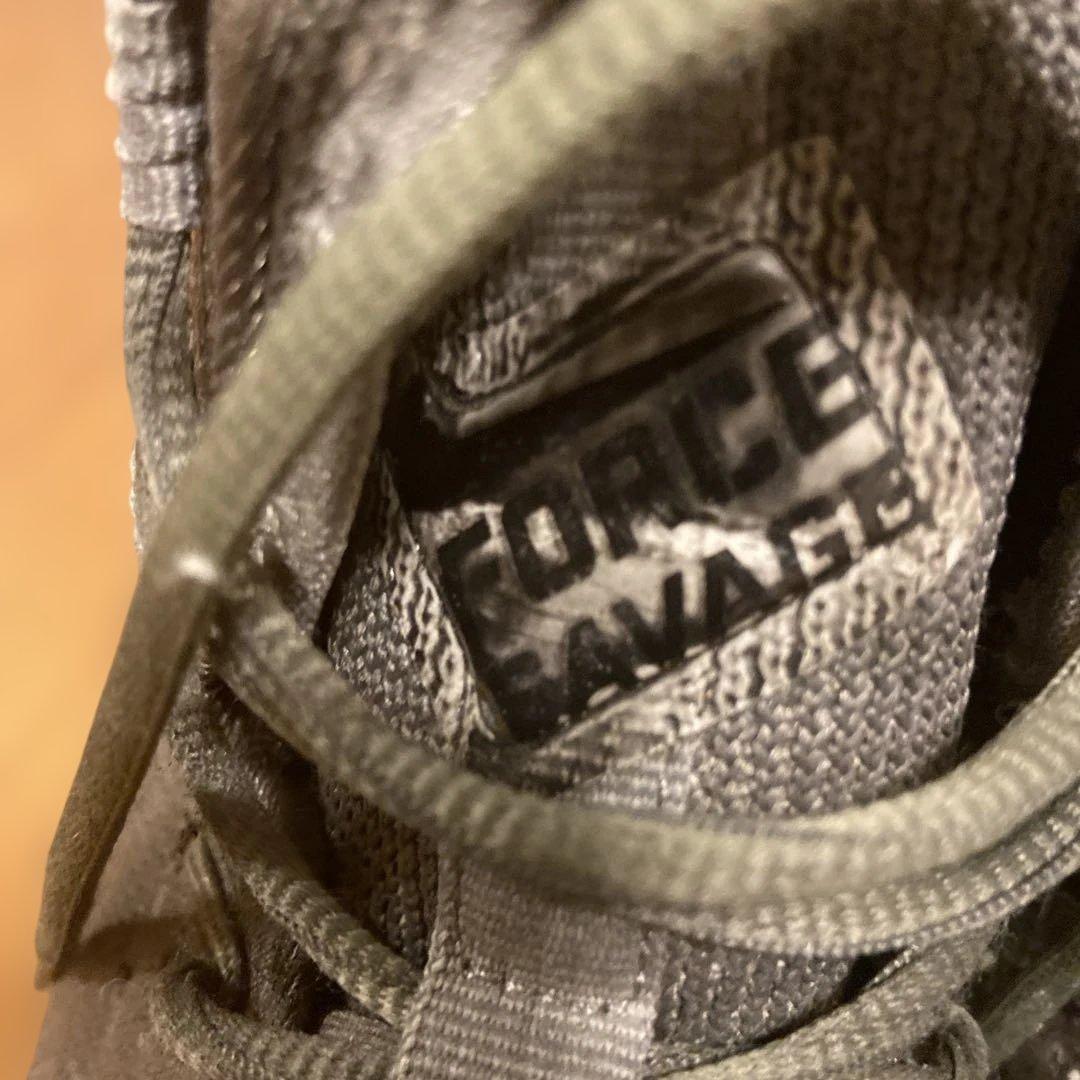 Nike FORCE SAVAGE アメフトスパイク　カーキ　ハイカット28.5