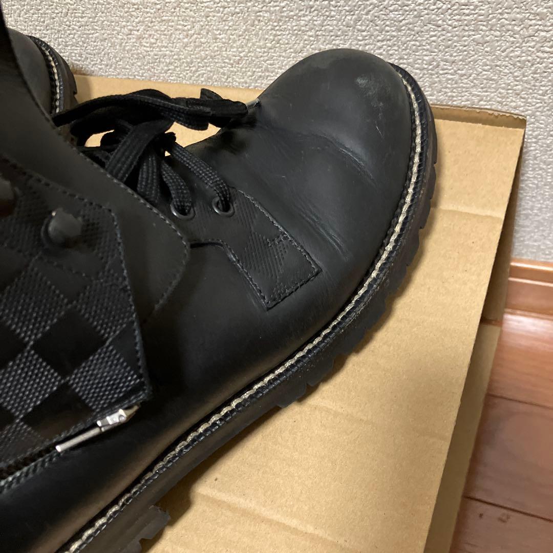 【最高級】ルイヴィトン ダミエ アンフィニ ムートンブーツ 2WAY 黒