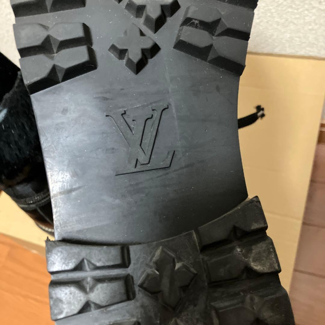 【最高級】ルイヴィトン ダミエ アンフィニ ムートンブーツ 2WAY 黒