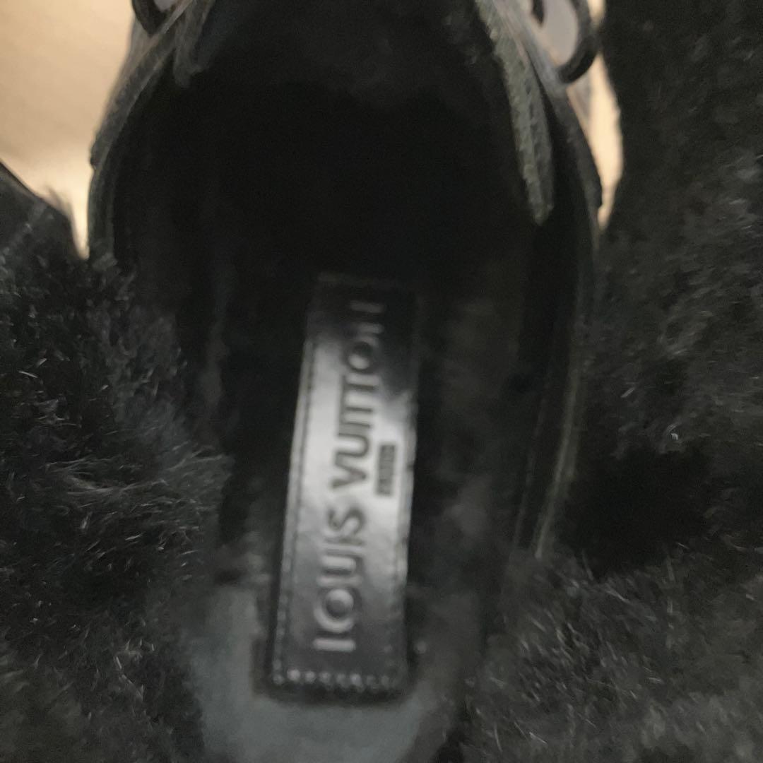 【最高級】ルイヴィトン ダミエ アンフィニ ムートンブーツ 2WAY 黒