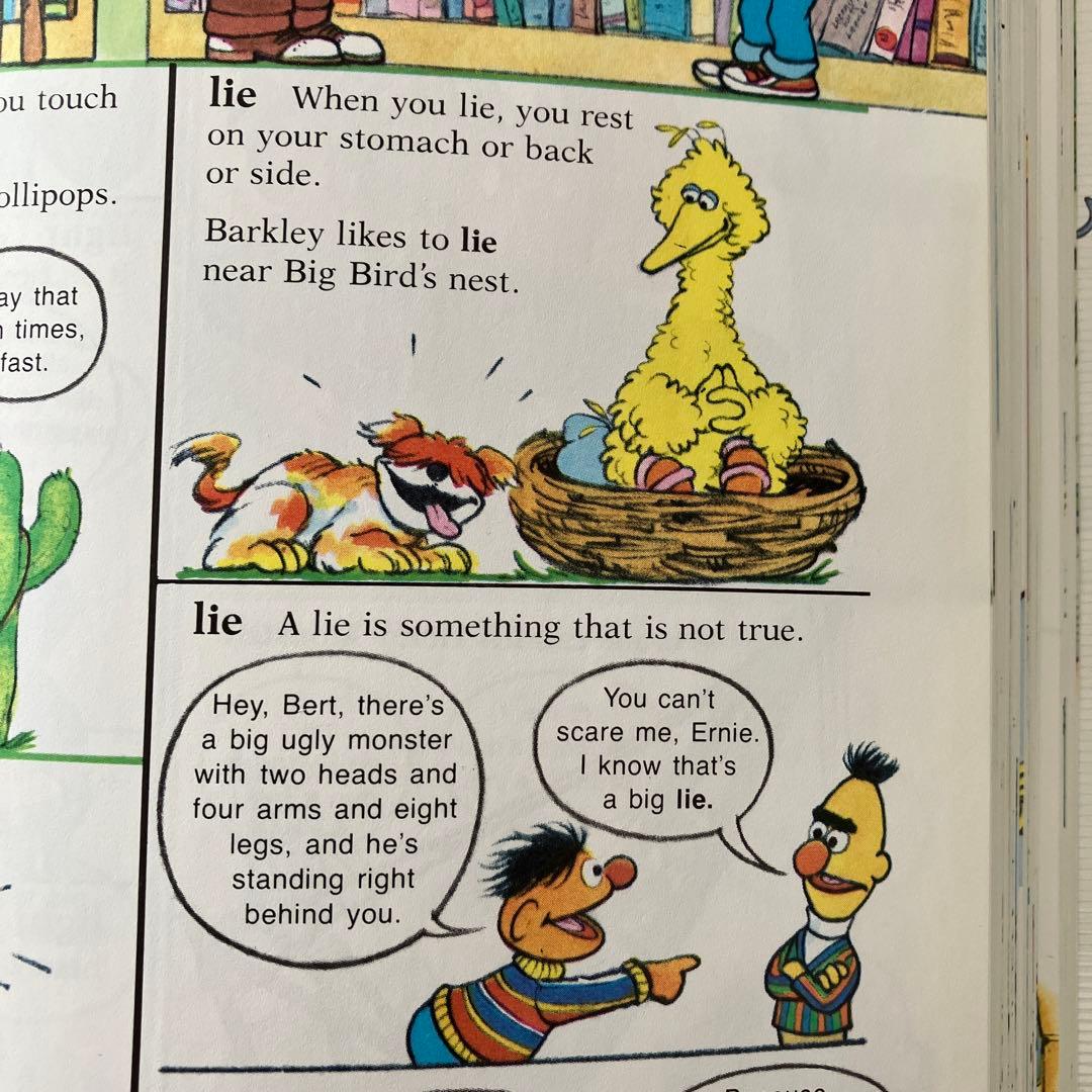 洋書 THE SESAME STREET DICTIONARY