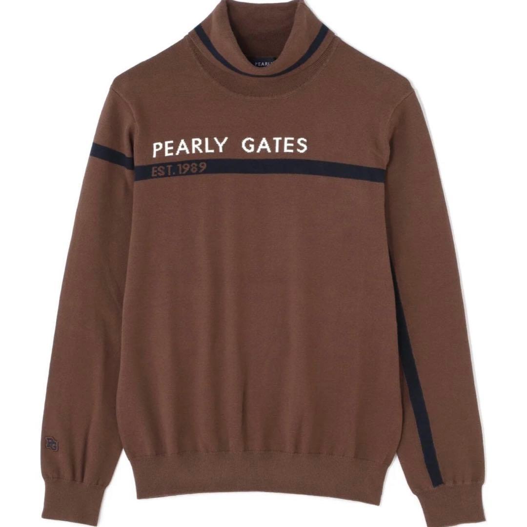 パーリーゲイツ☆新品 ソフトタッチハイネックニット プルオーバー レディースにも