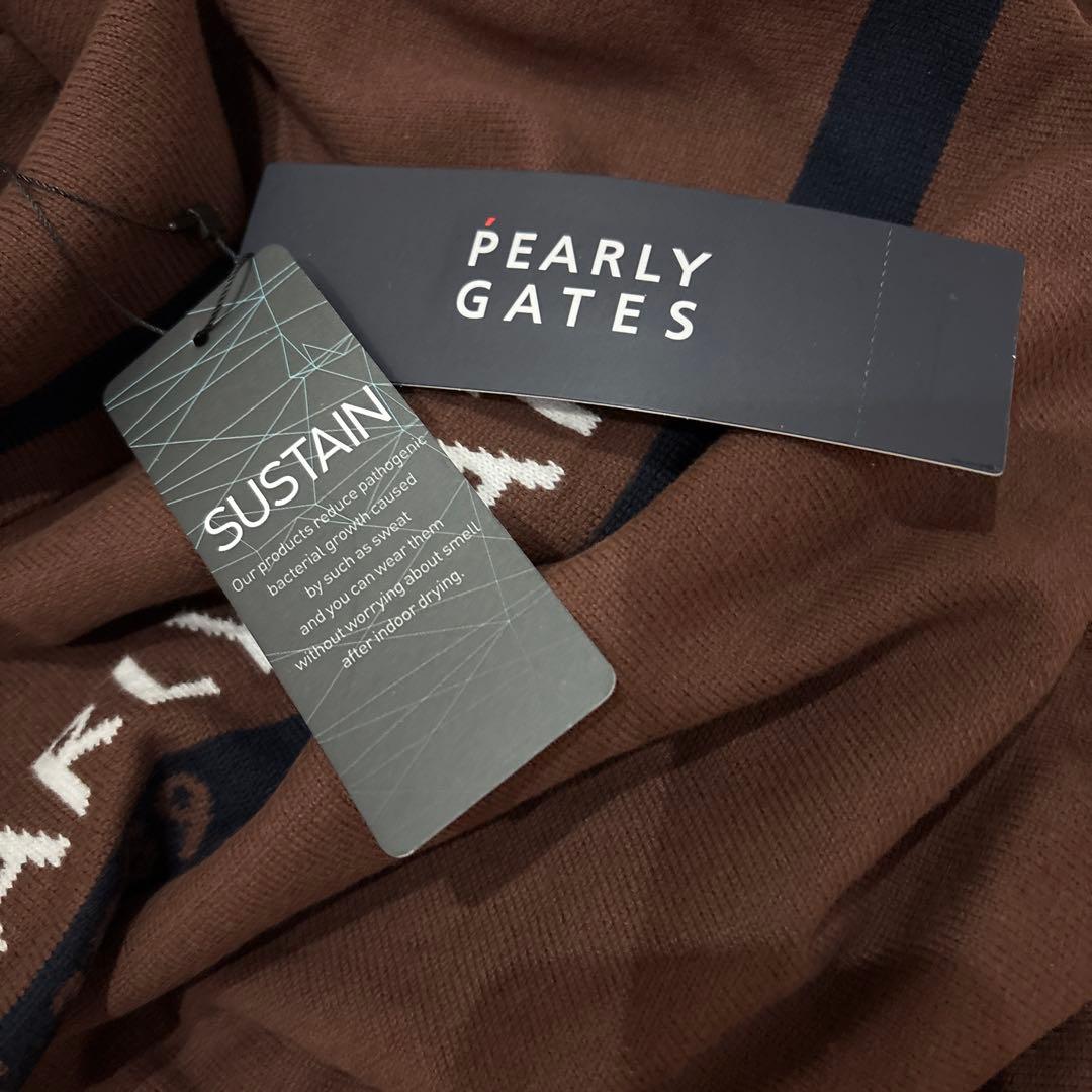 パーリーゲイツ☆新品 ソフトタッチハイネックニット プルオーバー レディースにも