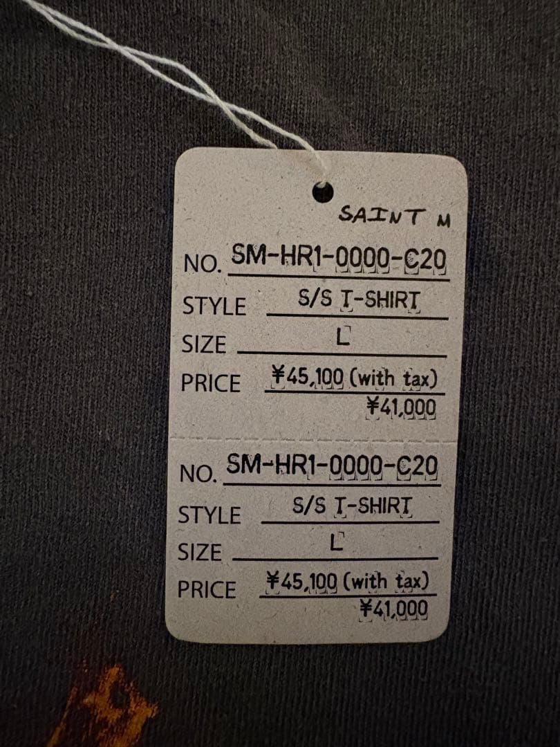 セントマイケル25FW発売NASコラボ NAS SS TEE/NAS黒L美品