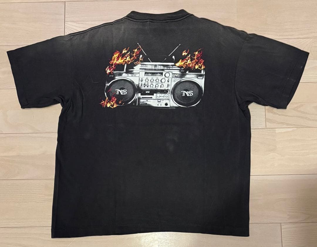 セントマイケル25FW発売NASコラボ NAS SS TEE/NAS黒L美品