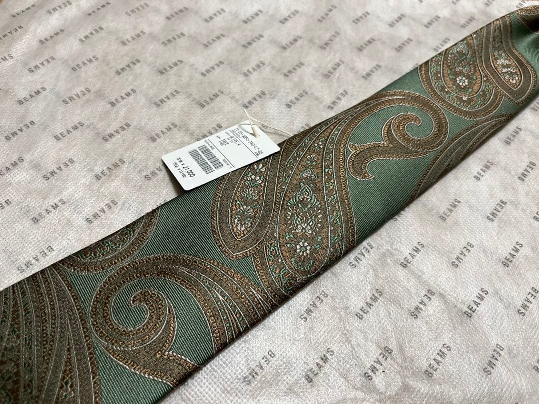 【新品】Holliday & Brown / BEAMS ペイズリー柄 ネクタイ