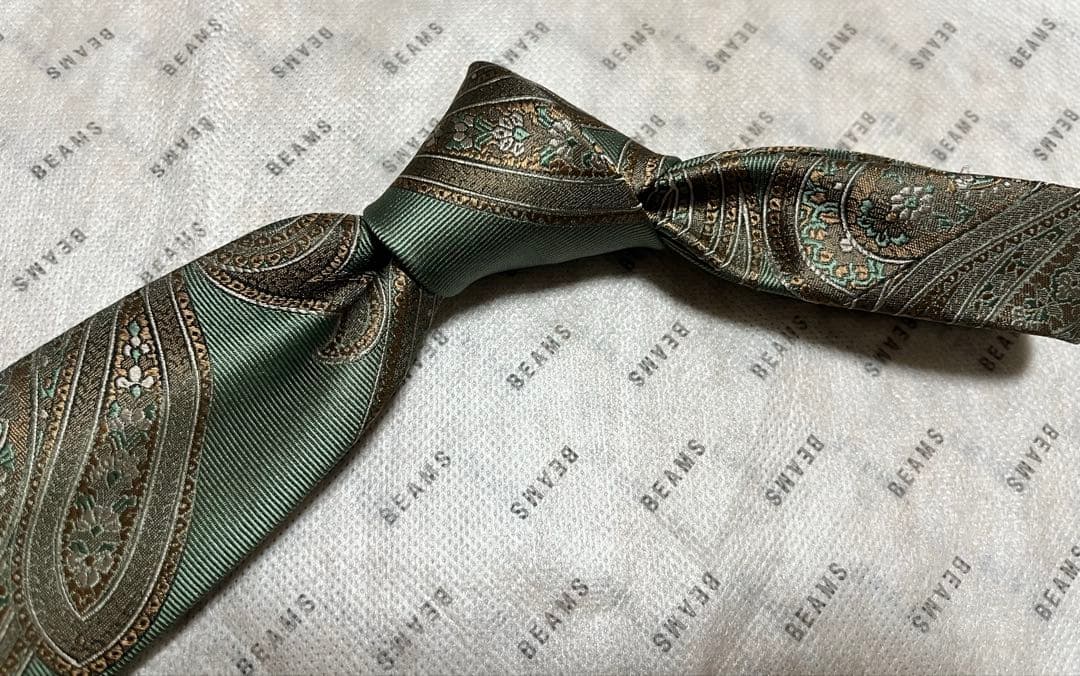 【新品】Holliday & Brown / BEAMS ペイズリー柄 ネクタイ