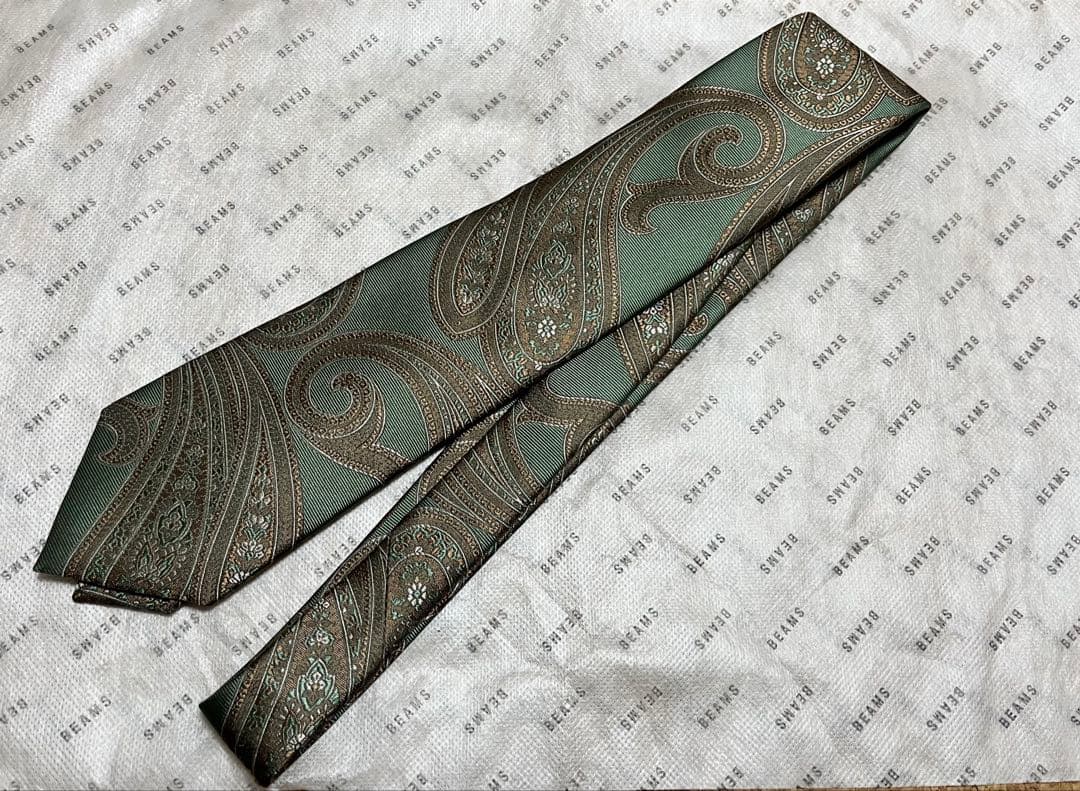 【新品】Holliday & Brown / BEAMS ペイズリー柄 ネクタイ