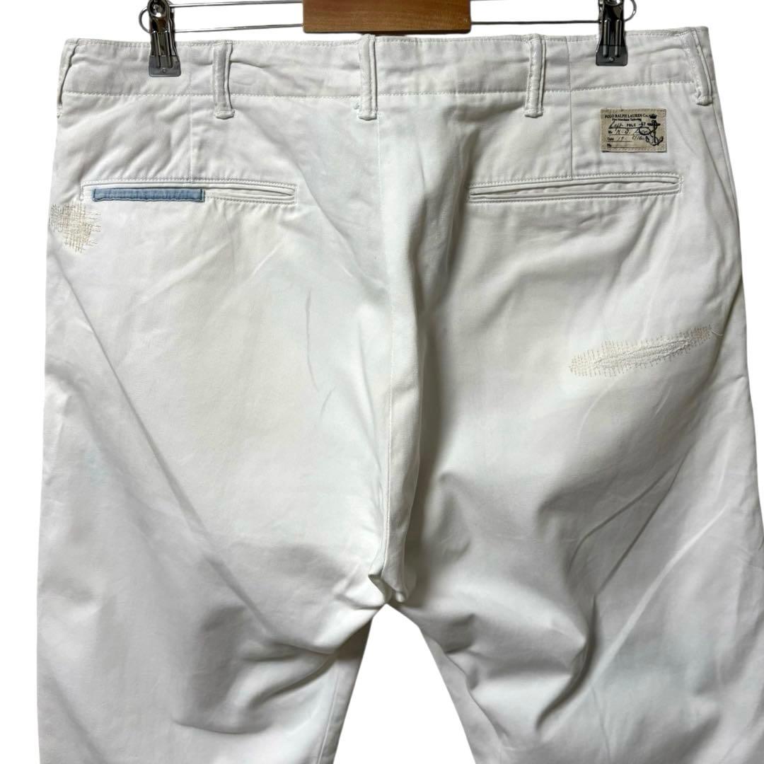 POLO RALPH LAUREN リペアリメイク加工 チノトラウザー