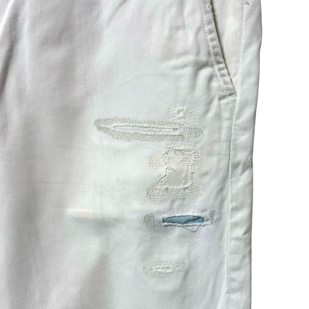 POLO RALPH LAUREN リペアリメイク加工 チノトラウザー