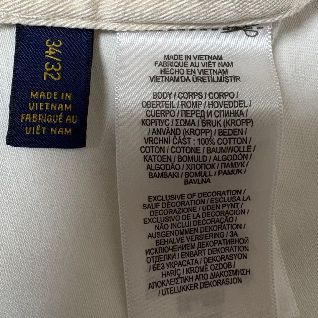 POLO RALPH LAUREN リペアリメイク加工 チノトラウザー