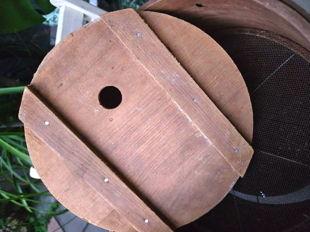 古民具 鉄製羽釜(蓋付き) ／ 和せいろ蒸し器 お餅つき用具