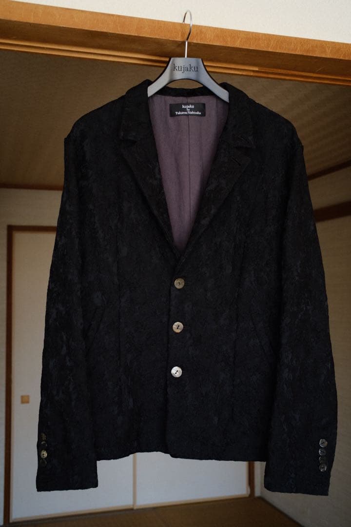 気*ん様 kujaku 2024AW ジャカードテーラードジャケット