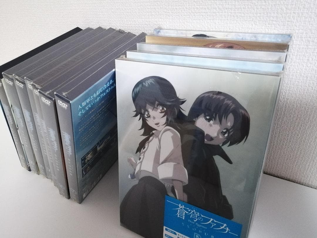 ほぼ未開封・やや難　蒼穹のファフナーEXODUS　初回版　DVD　全12巻セット