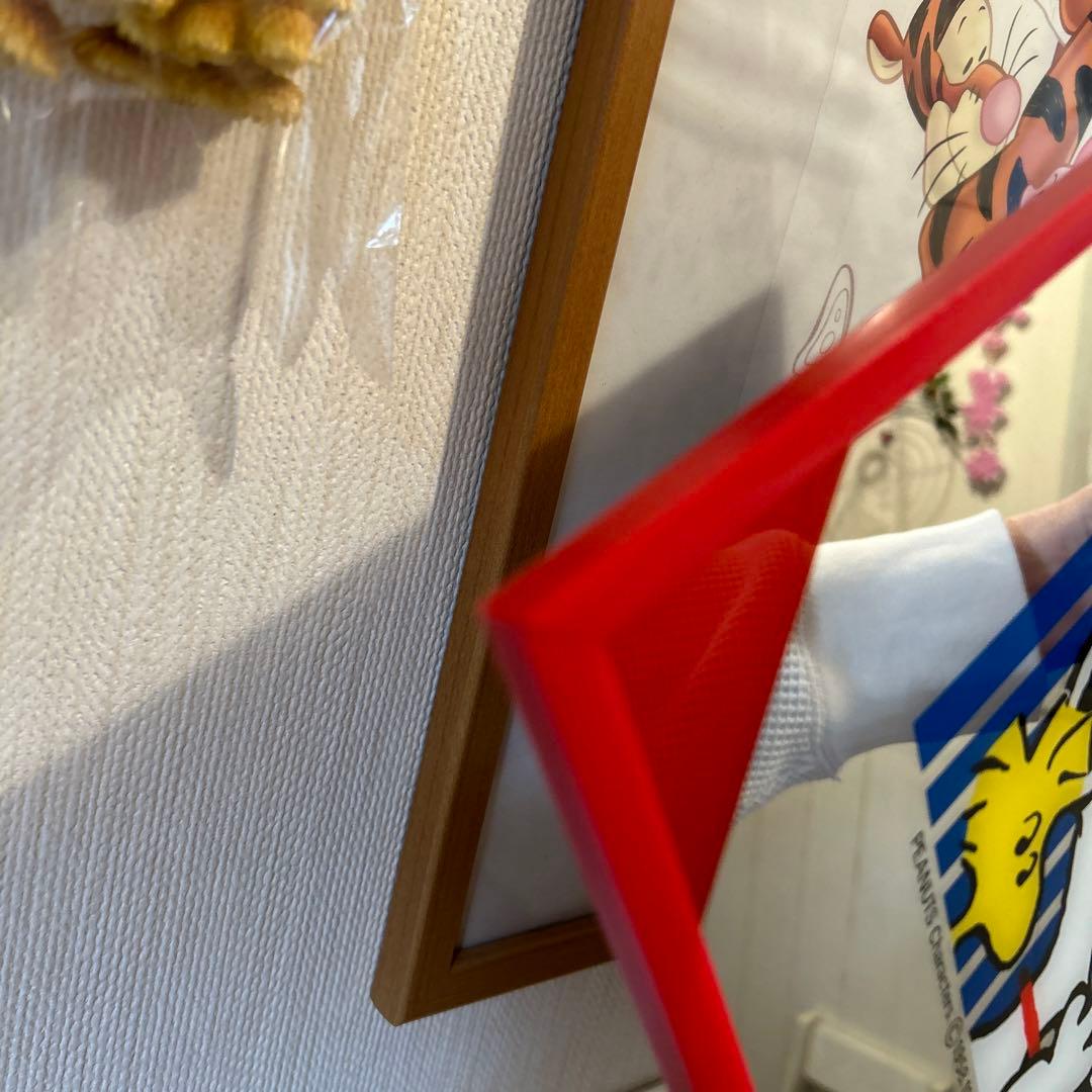 昭和　オールドSNOOPY スヌーピー　パブミラー　アンティーク