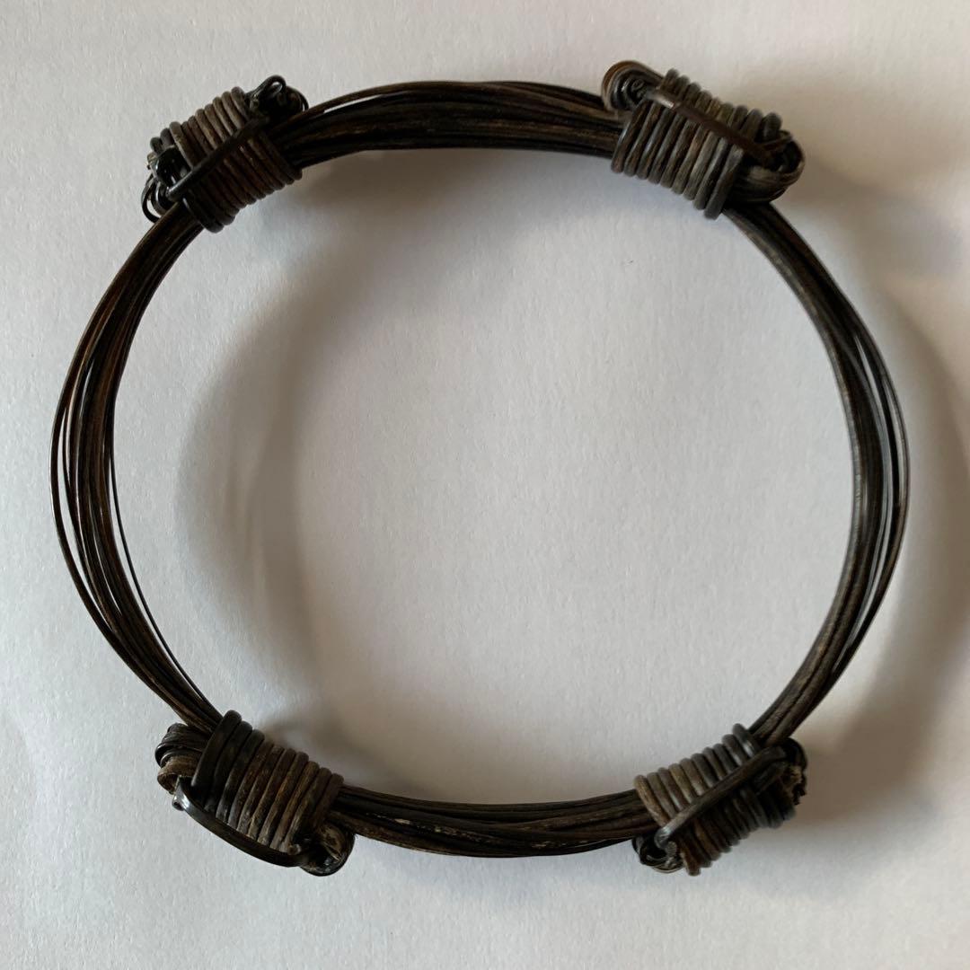 貴重　エレファント　ヘアーブレスレット