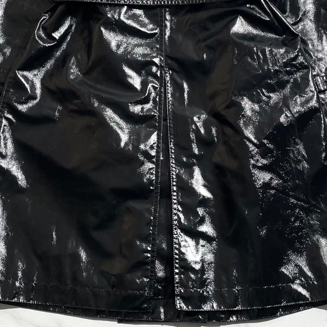 【未使用品】ジャンポールゴルチエ トレンチコート コーティング Lサイズ 黒