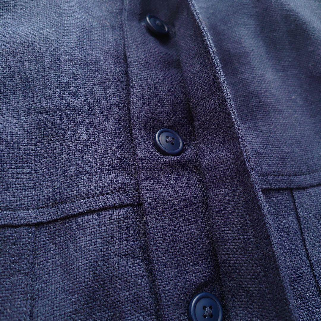 近年 タグ付 RHC ロンハーマン オールインワン ネイビー リネン M-L相当