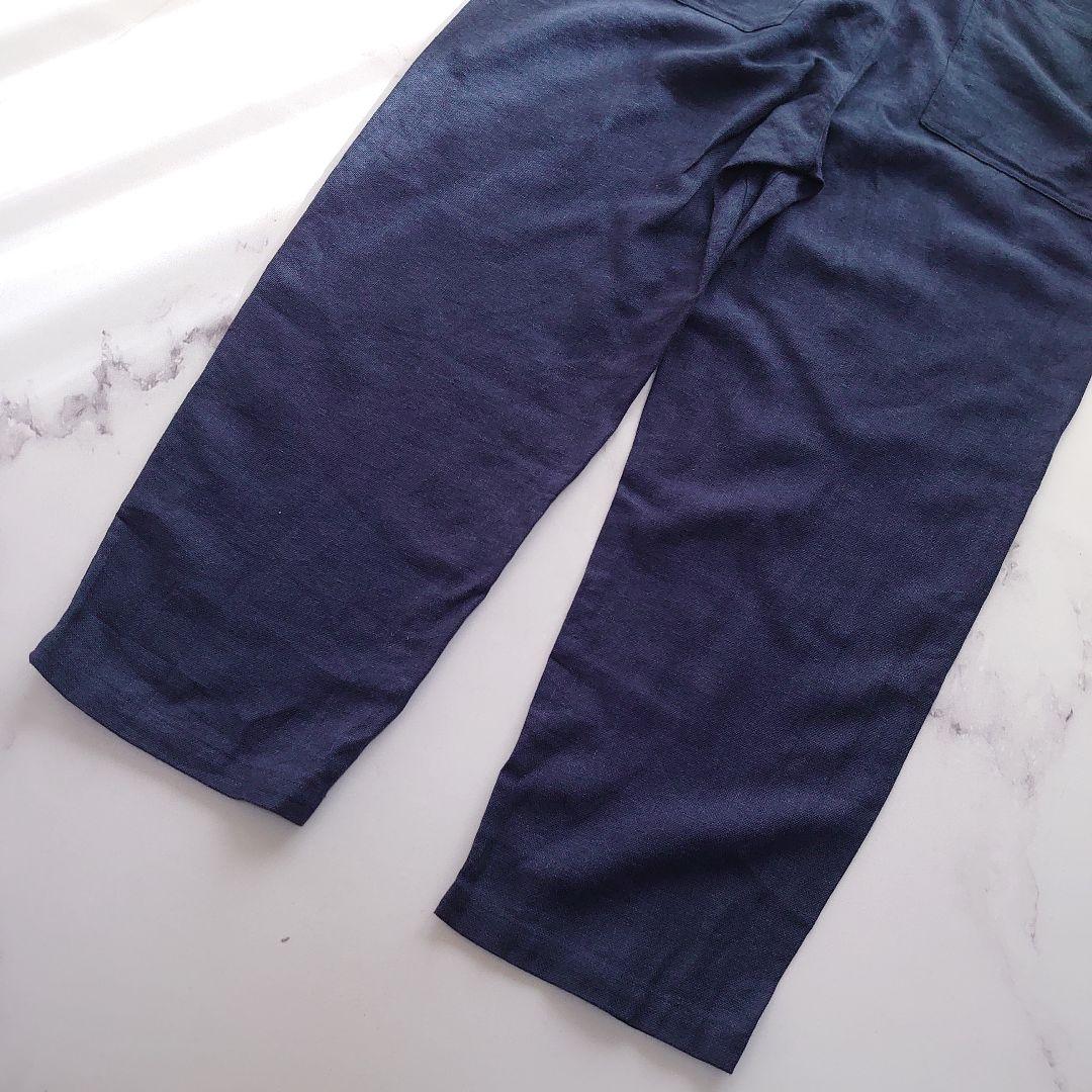 近年 タグ付 RHC ロンハーマン オールインワン ネイビー リネン M-L相当