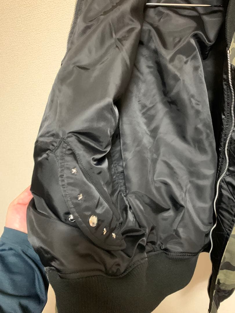 ジャケット・アウター BELVETcamoreversible ma1 jacket