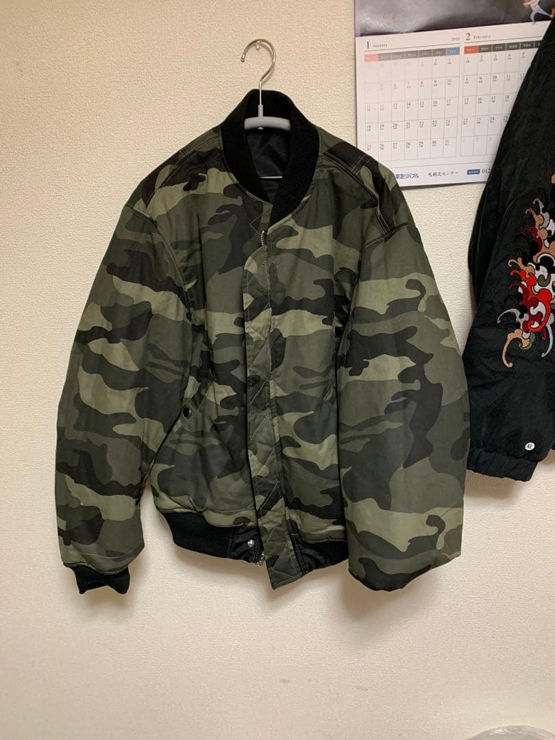 ジャケット・アウター BELVETcamoreversible ma1 jacket