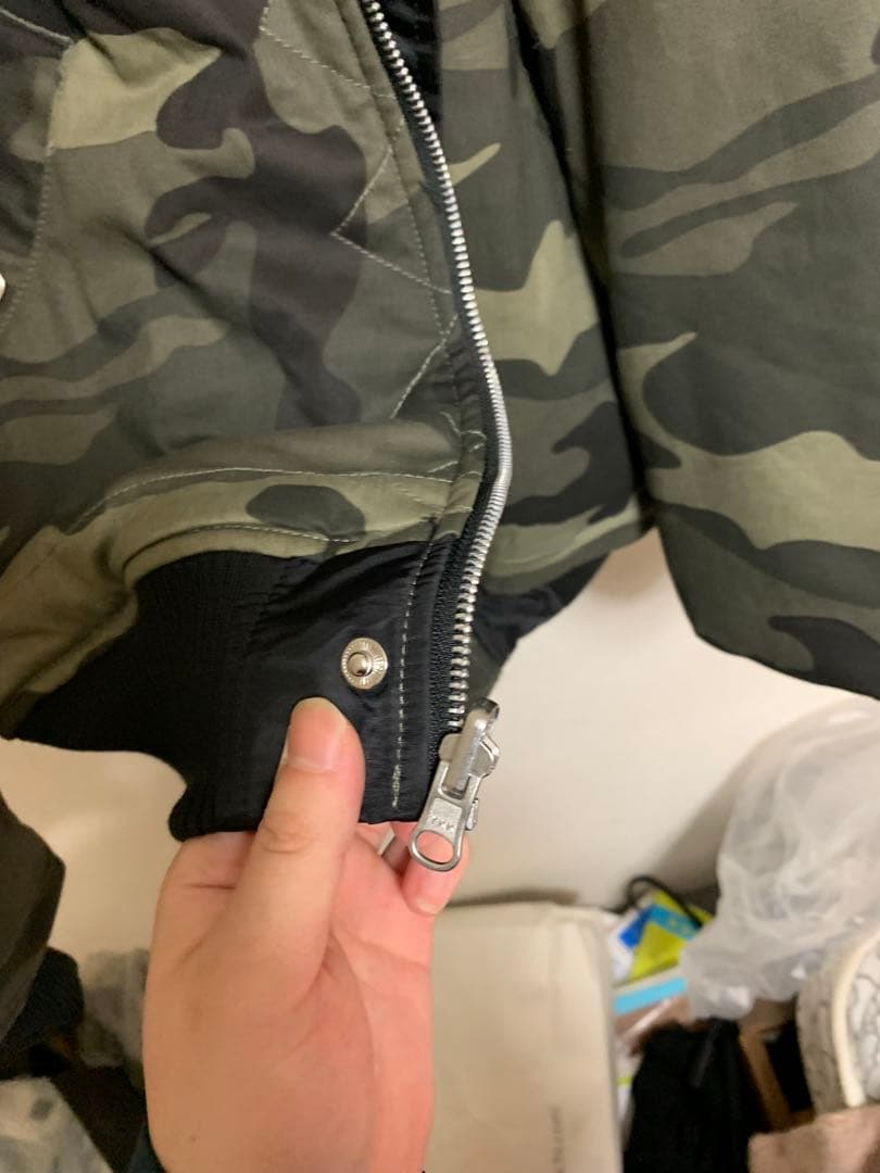 ジャケット・アウター BELVETcamoreversible ma1 jacket