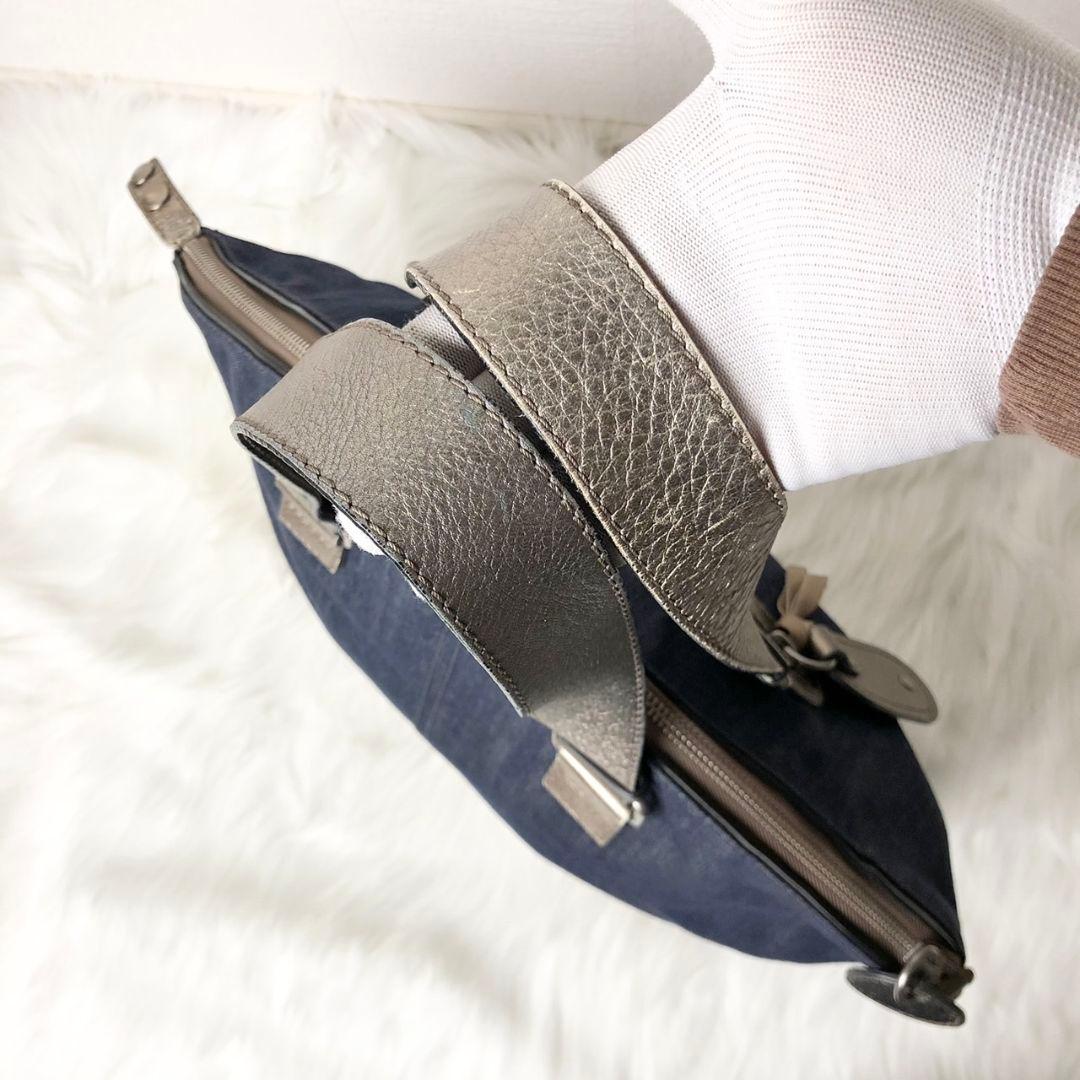 【良品】Chloe クロエ トートバッグ デニム×レザー 肩掛け可 A4収納可