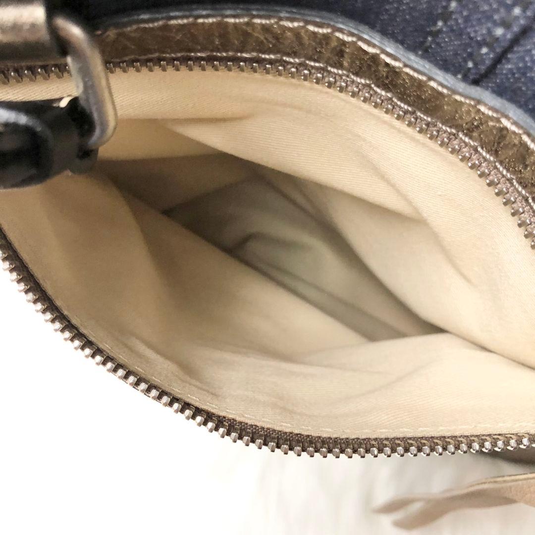 【良品】Chloe クロエ トートバッグ デニム×レザー 肩掛け可 A4収納可