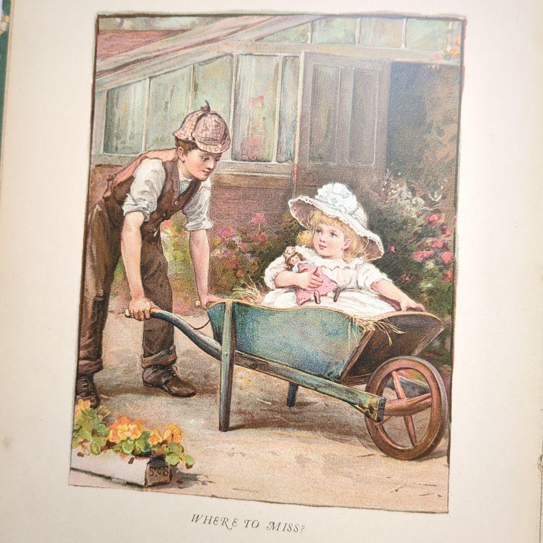 超稀少1891アーネストニスター絵本 初版本 洋書古書 児童書 ヴィクトリアン