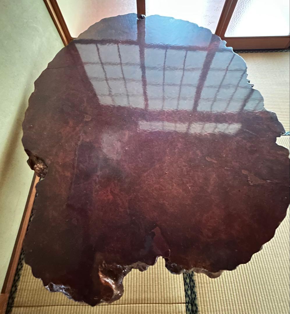 天然木、大型一枚板座卓180