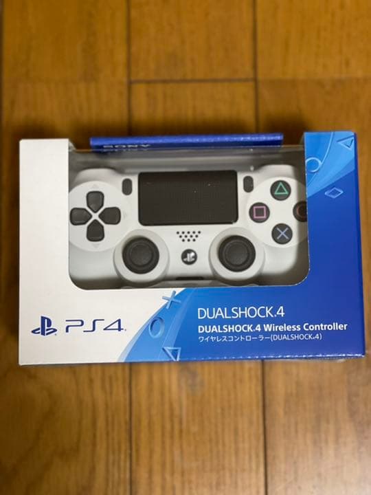 純正 PS4 コントローラー デュアルショック4 レイシャーホワイト