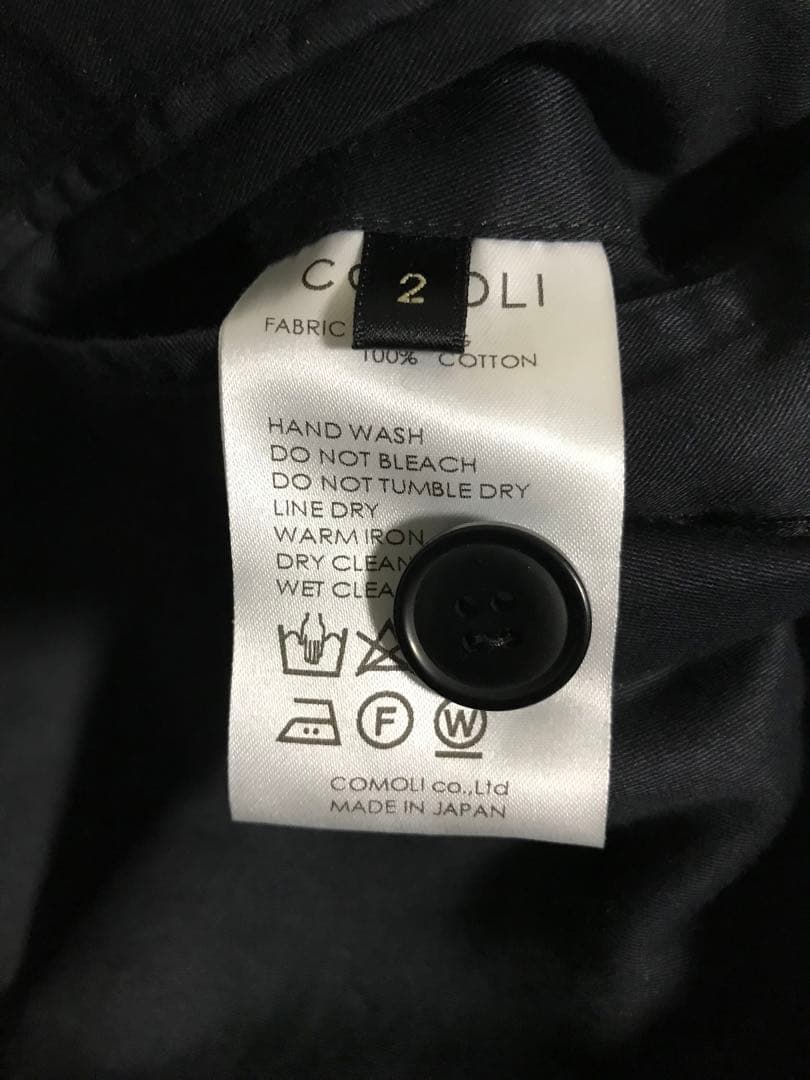 comoli コモリ コットンサテン ハンティングジャケット　サイズ2