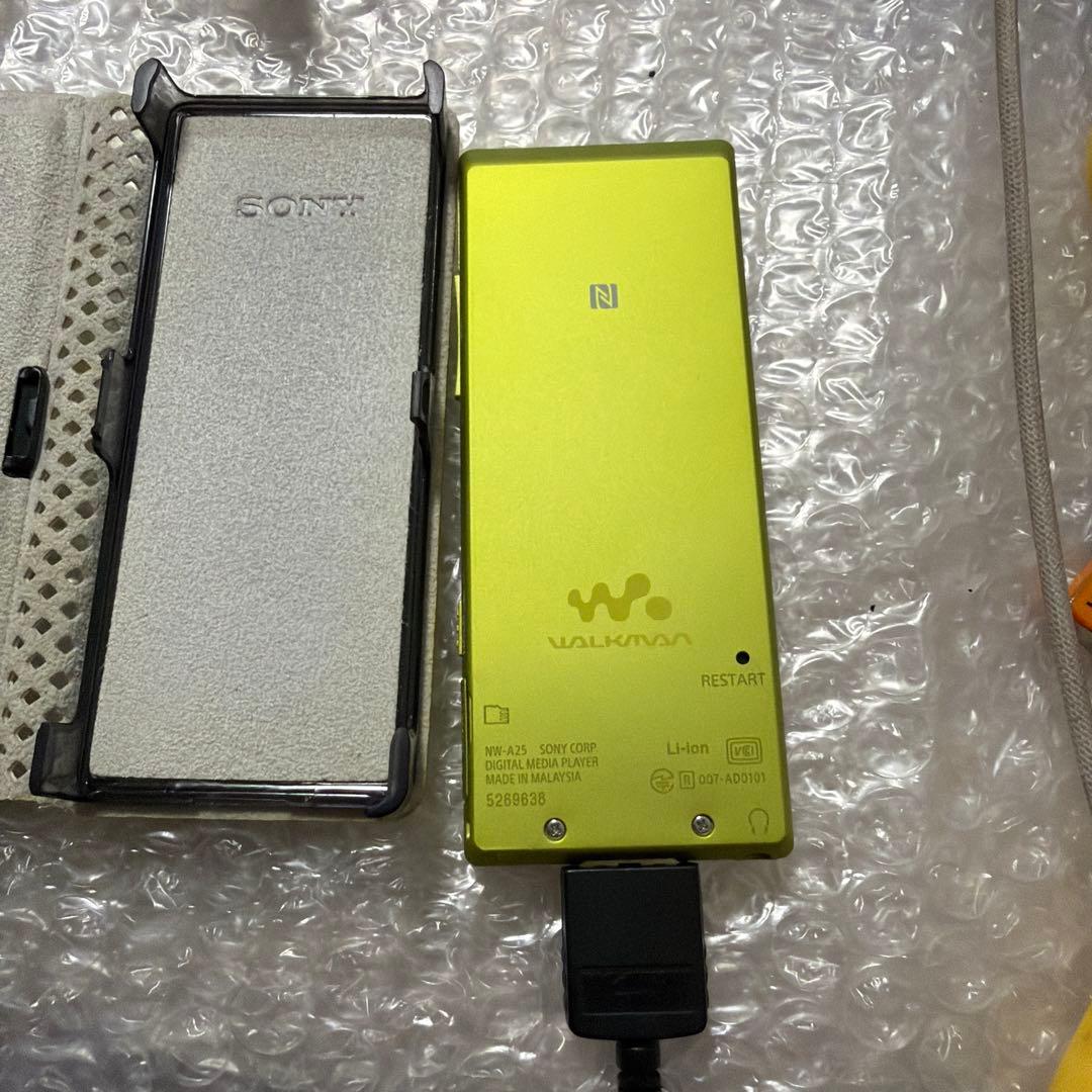 SONY WALKMAN NW-A20 S series ライムイエロー