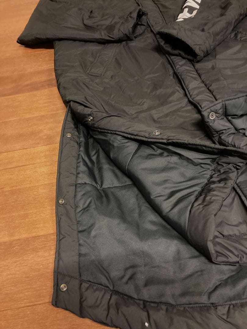 NEW ERA ベンチコート　ロングジャケット フード付き　XL 美品