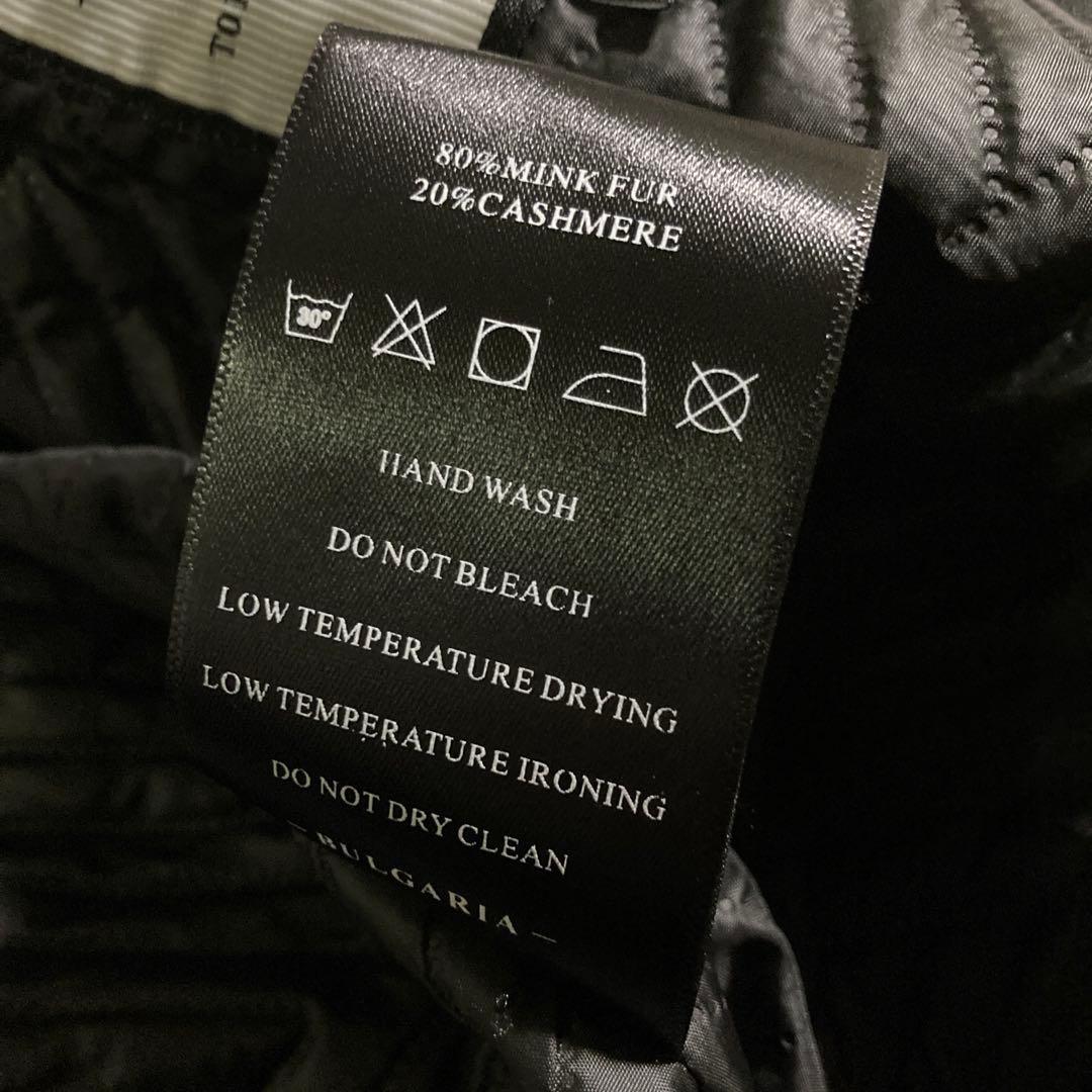 新品タグ付き✨【RISELIN】ファーコート フード付 カシミヤミンク混 (M)