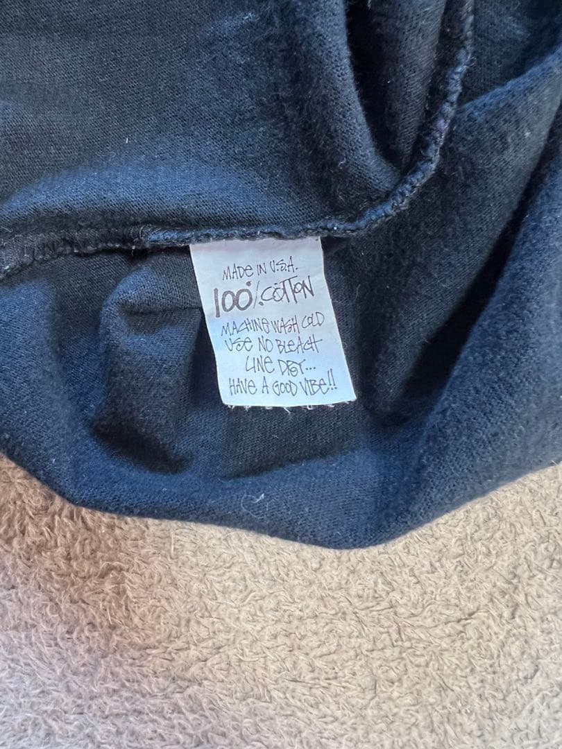 80年代　オールドステューシー　モックネック　ラスタカラー