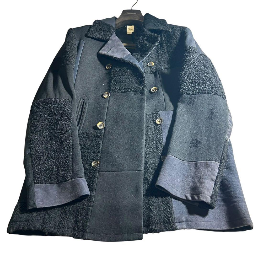 VERSACE ヴェルサーチ カシミヤ100% 切り替え Pコート メデューサ