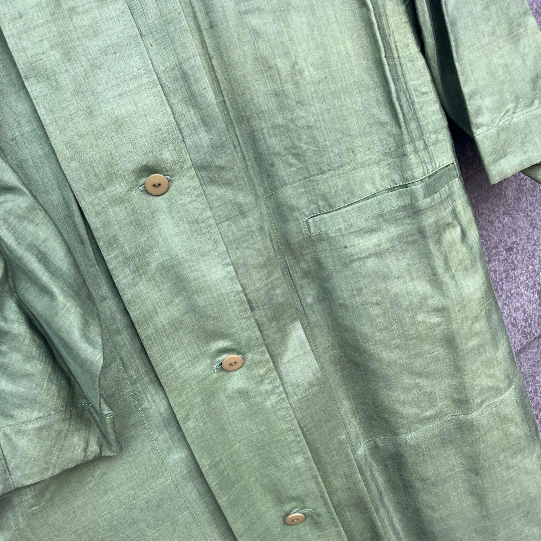 90s ヴィンテージ　イッセイミヤケ　ペルマネンテ　ノーカラーコート