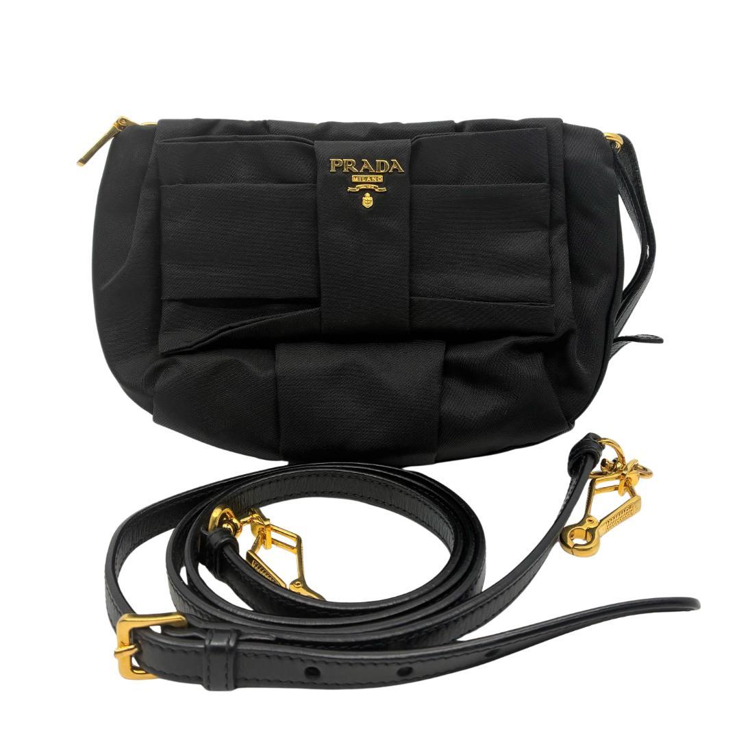 PRADA プラダ ナイロン ショルダーポーチ 黒 ブラック A1359CD3