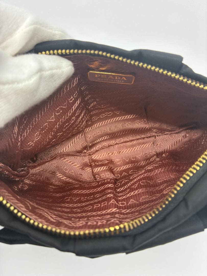 PRADA プラダ ナイロン ショルダーポーチ 黒 ブラック A1359CD3