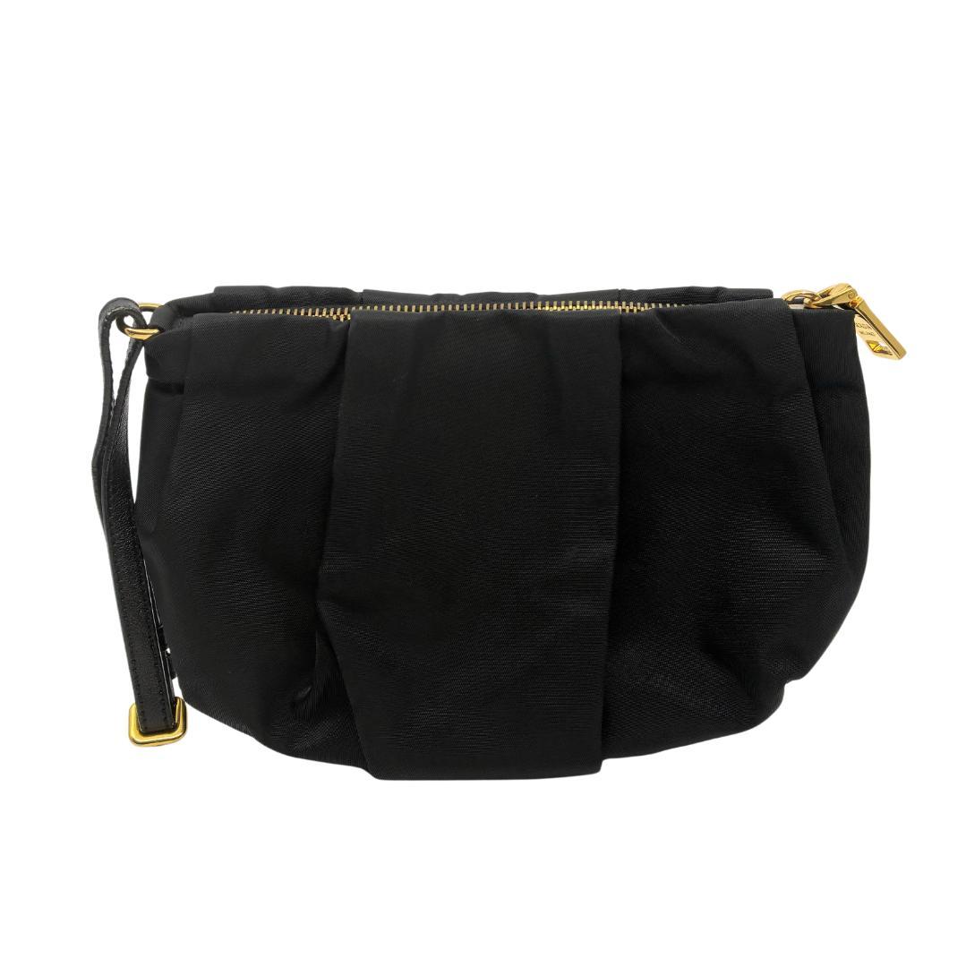 PRADA プラダ ナイロン ショルダーポーチ 黒 ブラック A1359CD3