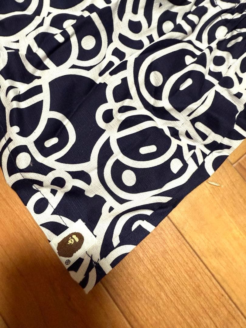 エイプ　甚平 100cm 女の子　スカート レア ネイビー 新品　タグ付き