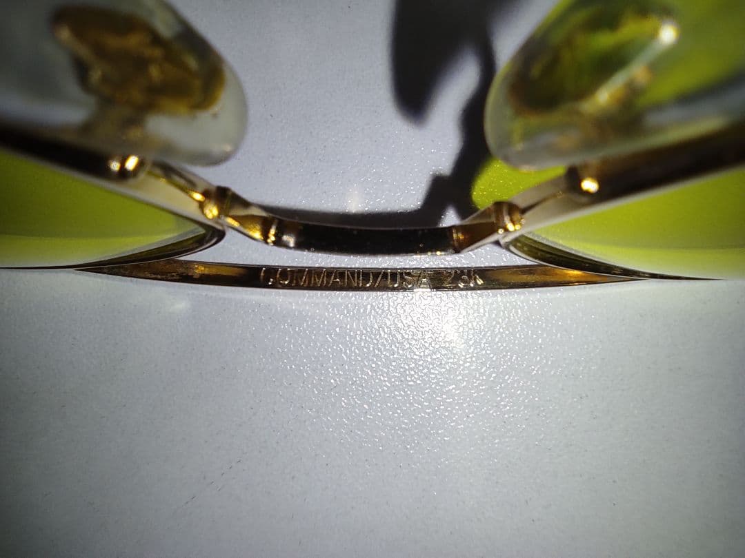 COMMAND コマンド ヴィンテージ USA 23K パイロット サングラス