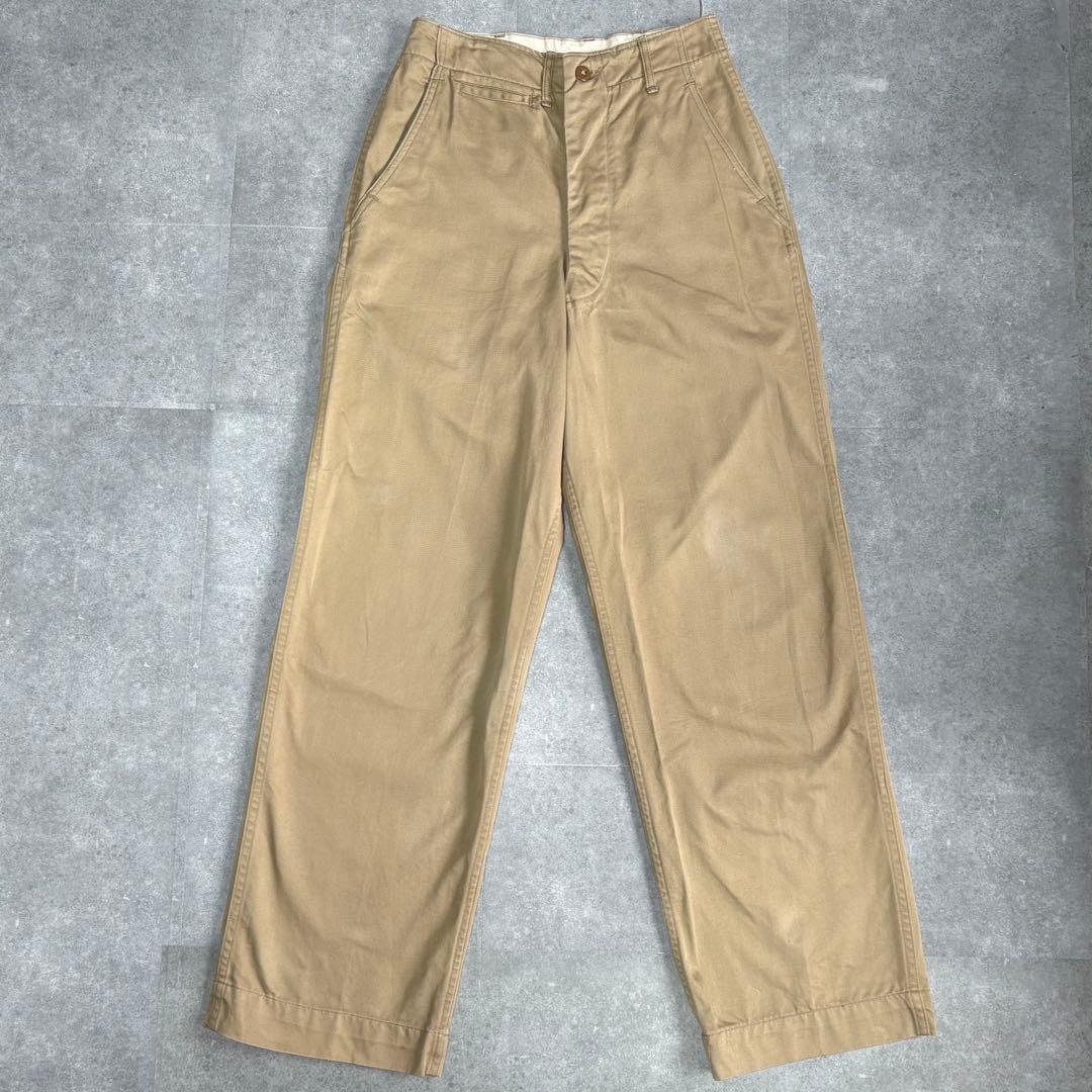 1948年 US.ARMY ボタンフライ ミリタリートラウザーズ チノパン