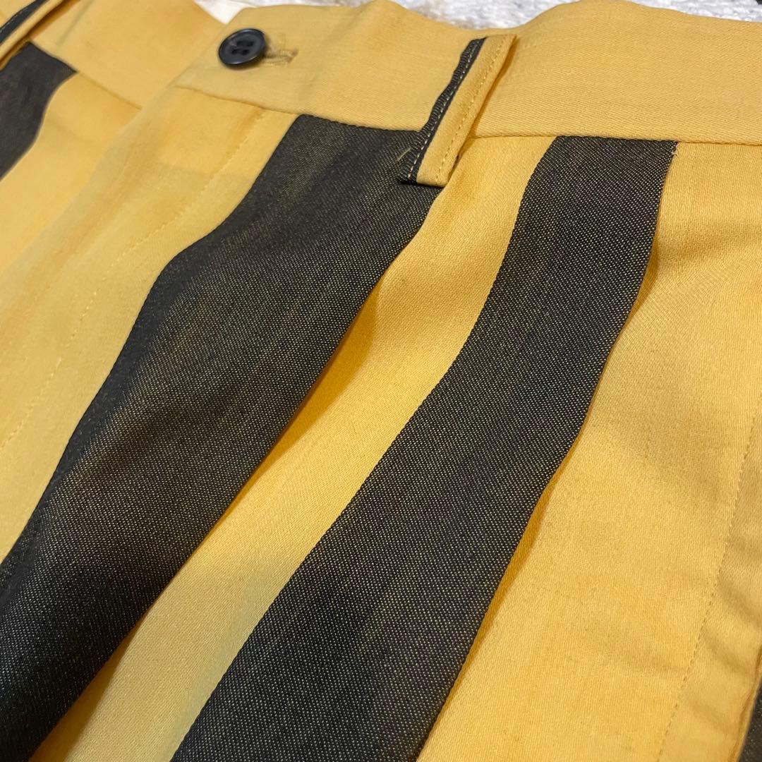 GRASS MEN'S ストライプ ダブルブレストスーツ セットアップ　レトロ