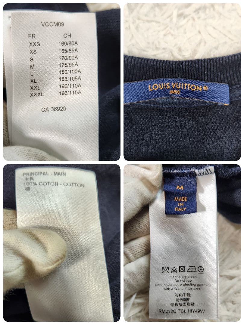 【美品】LOUIS VUITTON シグネチャー3DポケットモノグラムTシャツ